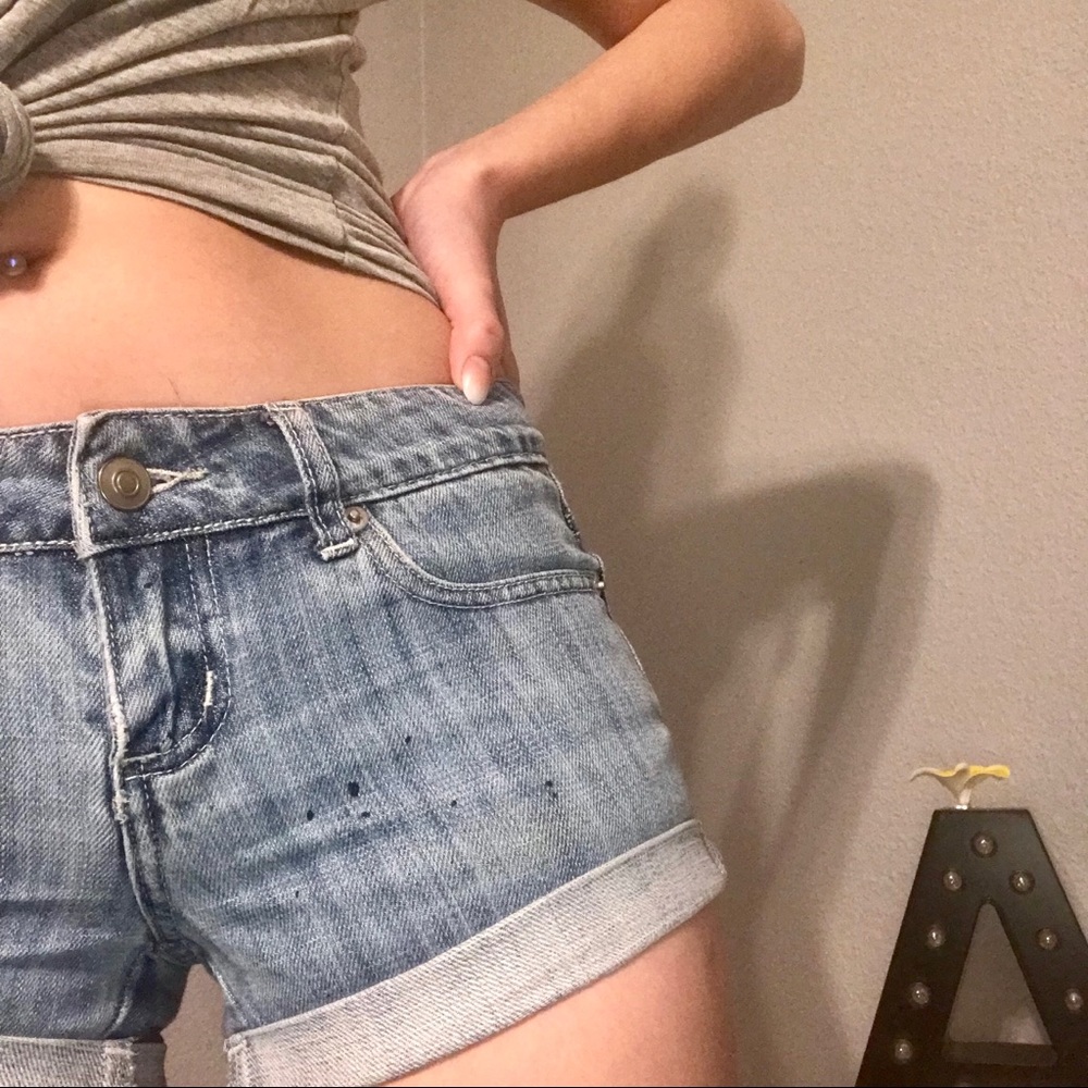 Light Wash Shorts